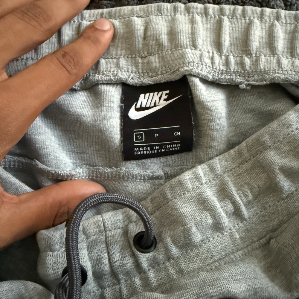 Nike Light Gray Tech Fleece Joggers
